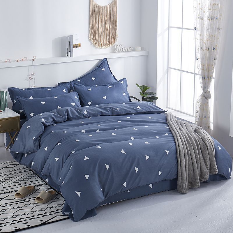 Skin-friendly Quilt Cover Brushed One-piece Double Duvet Cover Bed