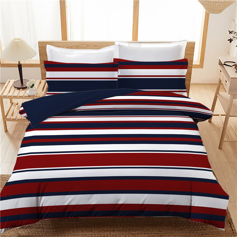 Three-piece Quilt Cover Sheet For Bedding