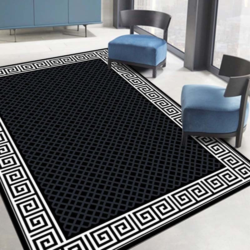 New Bedroom Floor Mat Crystal Velvet Carpet