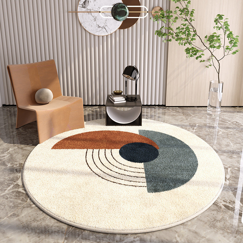 Simple Round Home Living Room Carpet Coffee Table Sofa Study Cloakroom Full Carpet