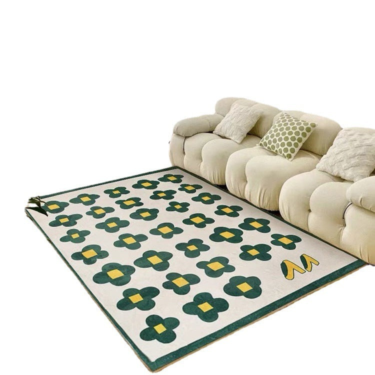 Cashmere Simple Small Flower Carpet Household