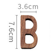 INS Nordic Style Solid Wood Letter Combination Wall DIY Letter Home Decoration