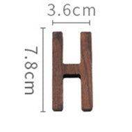 INS Nordic Style Solid Wood Letter Combination Wall DIY Letter Home Decoration