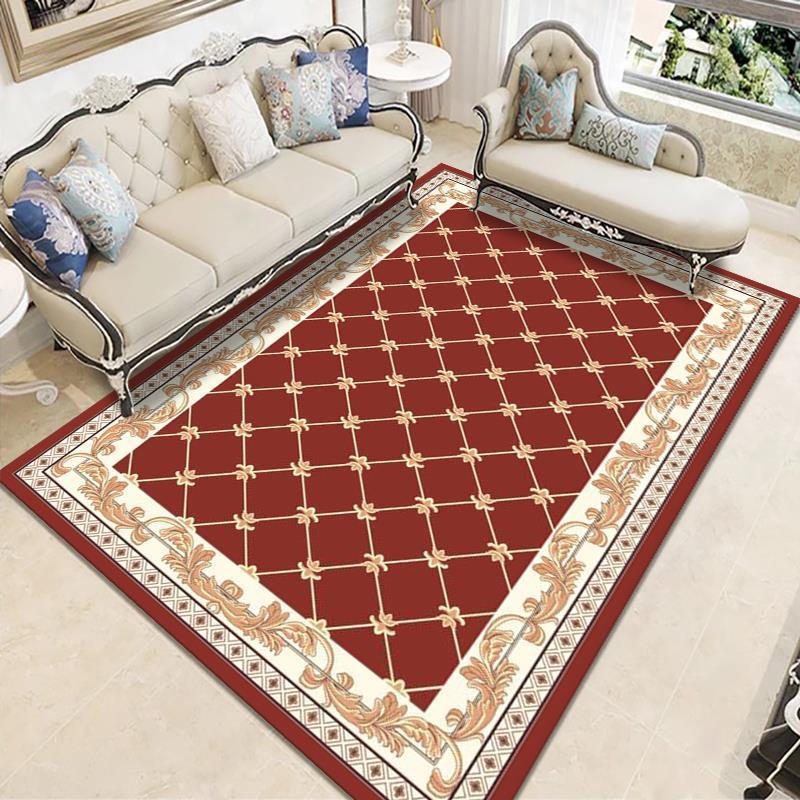 European Style Living Room Tea Table Carpet Sofa