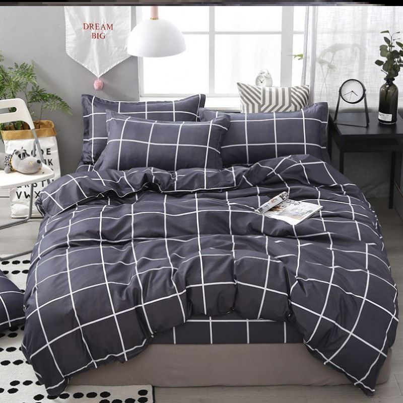 Skin-friendly Quilt Cover Brushed One-piece Double Duvet Cover Bed