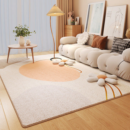 Cashmere-like Home Living Room Carpet Sofa Coffee Table Cushion