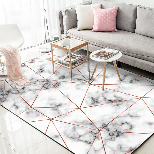 Modern Living Room Geometric Line Carpet