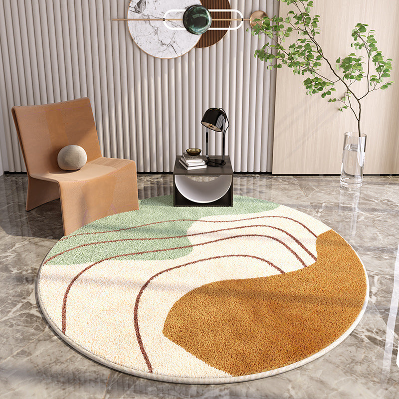 Simple Round Home Living Room Carpet Coffee Table Sofa Study Cloakroom Full Carpet