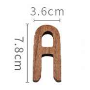 INS Nordic Style Solid Wood Letter Combination Wall DIY Letter Home Decoration