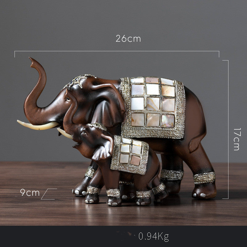 Elephant Resin Decoration Creative Home Living Room Office Desktop Wine Cooler