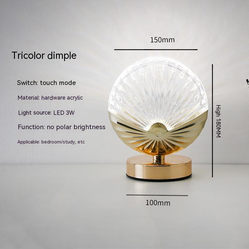 Charging Decoration Modern Light Luxury Touch Small Night Lamp