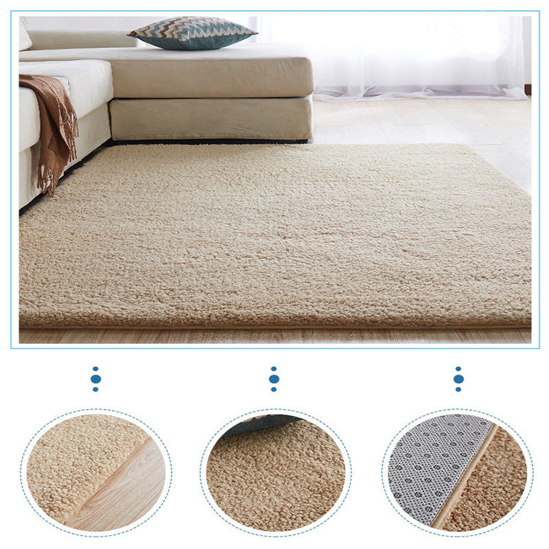 Faux Cashmere Long Wool Carpet Living Room Sofa