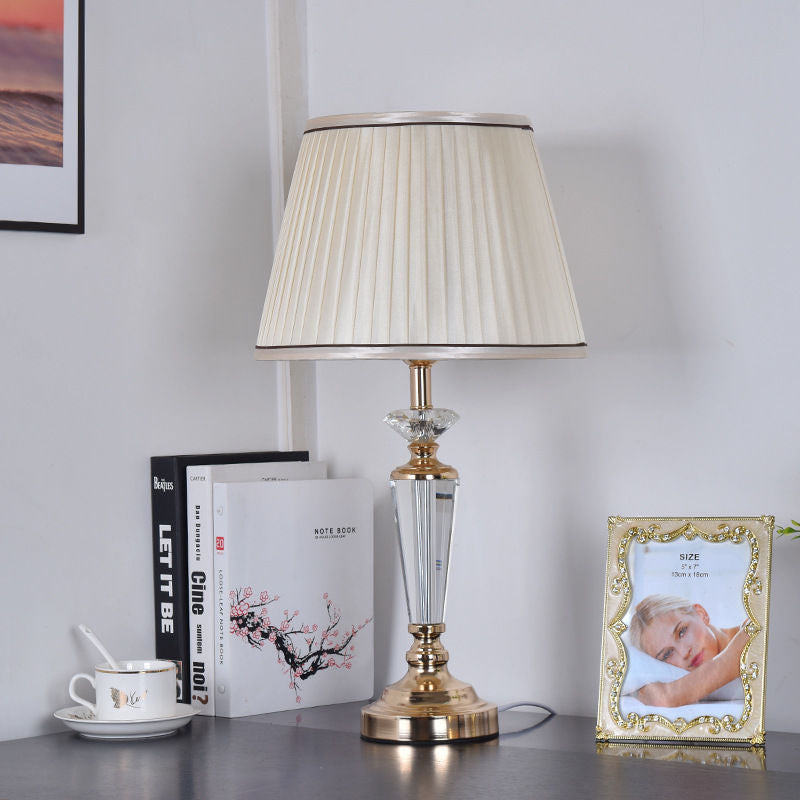 Crystal Table LampDesk Bedside Lamp LED Modern Home